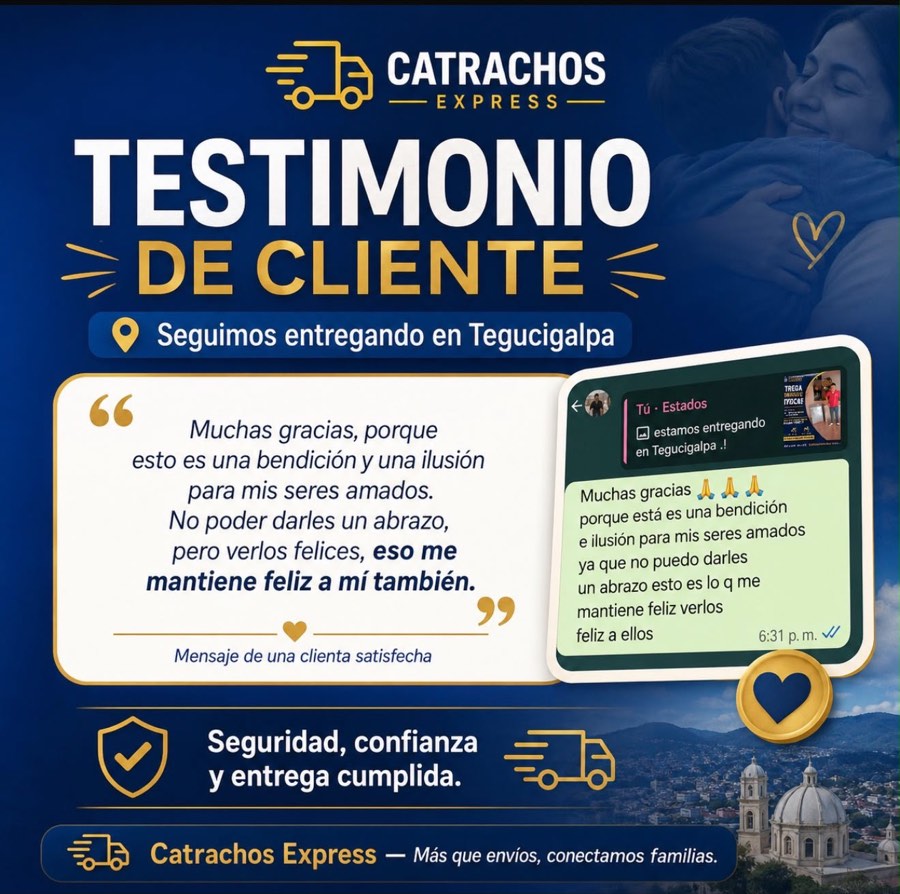 Testimonio real de cliente en Tegucigalpa, Honduras